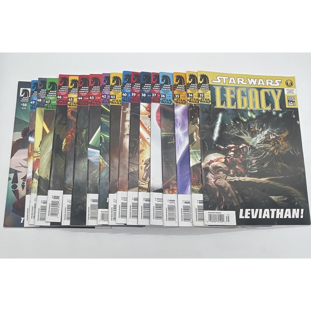 Star Wars Legacy #33-50 COMPLETE RUN NEWSSTAND Dark Horse 18 Comics Cade